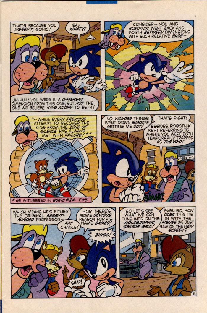 Sonic - Archie Adventure Series July 1996 Page 3